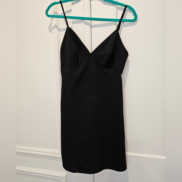 Little Black Dress - Sexy Mini Flared Dress - Picture 2 of 3